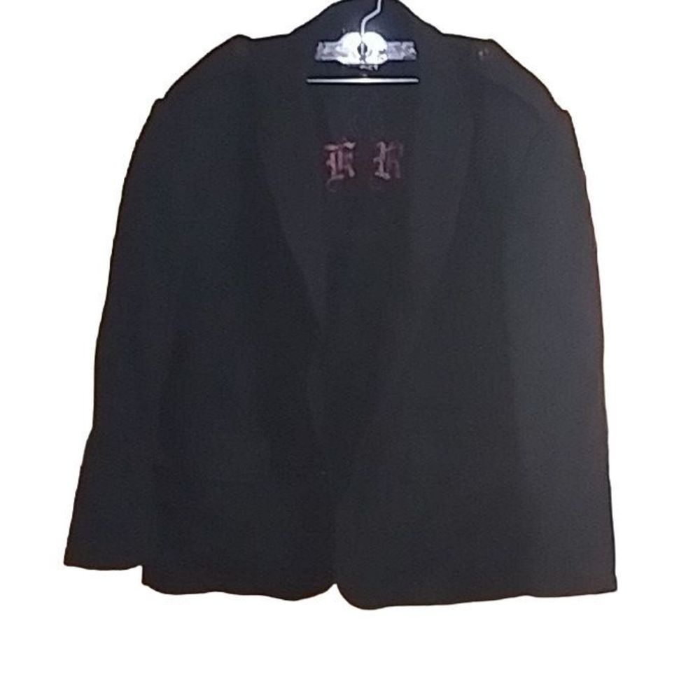 Black Rivet Coat Size XXL